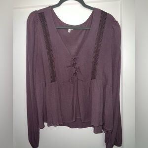 Lavender blouse